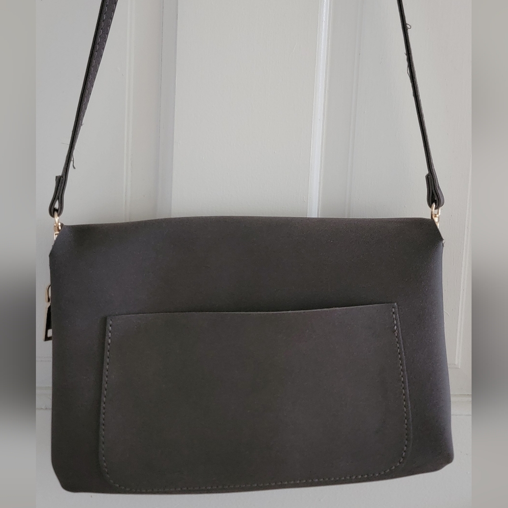 Sleek Gray Crossbody Bag - Picture 11 of 15